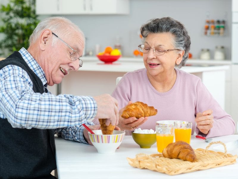 Appetite of an elderly person